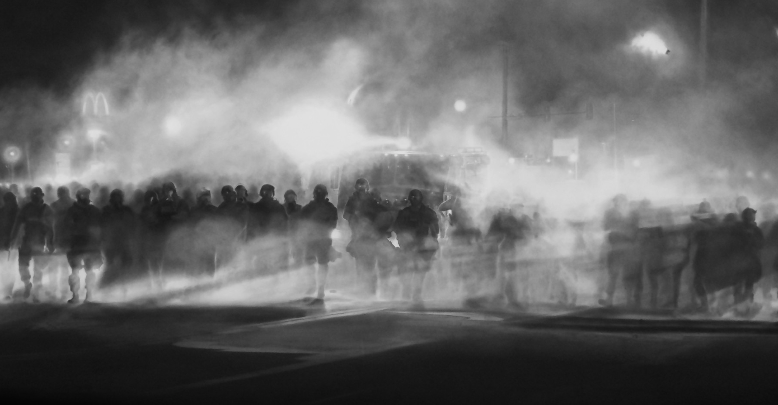Robert Longo: Untitled (Ferguson), 2014