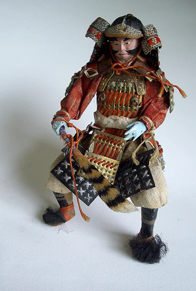 My Ningyo Samurai. The armour is from the Kamakura period (1185-1333)