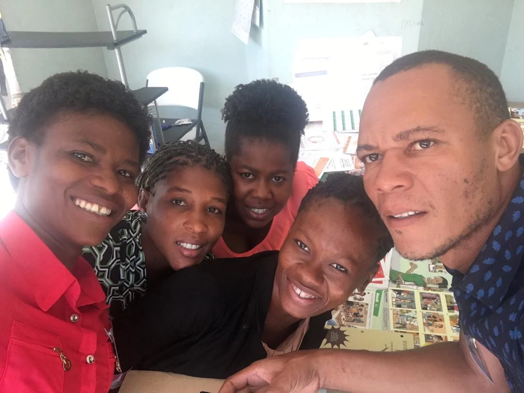 Petit Trou leaders took a break from the training to send in a selfie! Photo credit: Patrick Desir