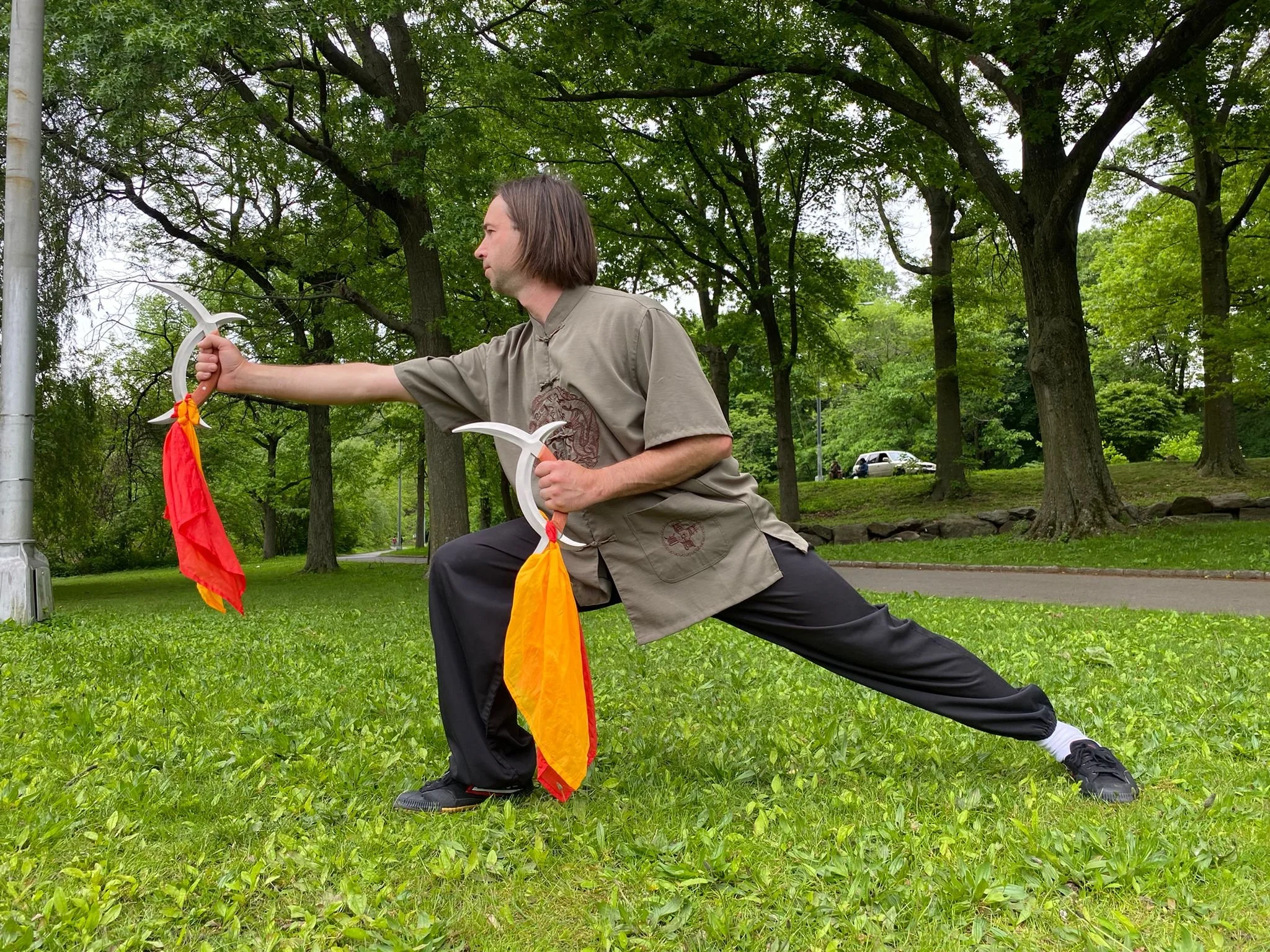 Shifu Aaron Dison teaching traditional Chinese internal martial arts