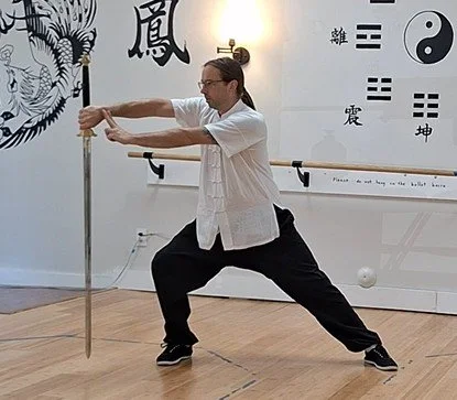 Shifu Aaron Dison demonstrating Cheng Baguazhang