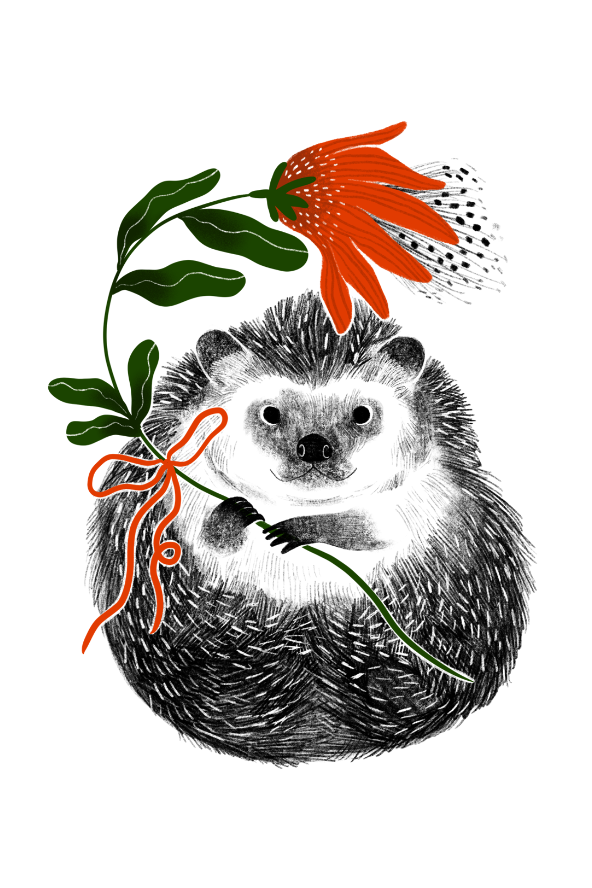 A Flower for You // Digital Illustration, 2019