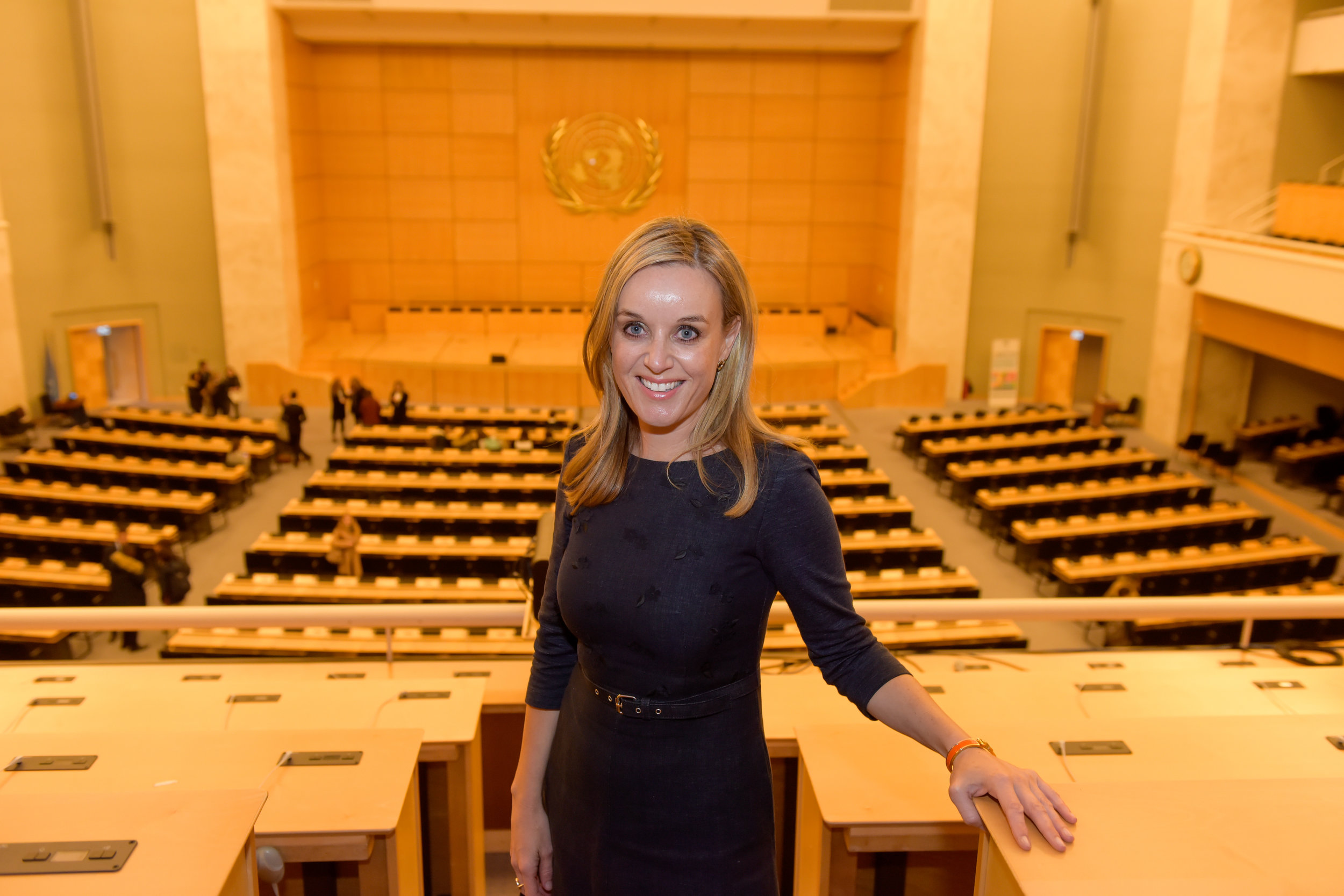  Clare at the UN, Geneva, 2017. 