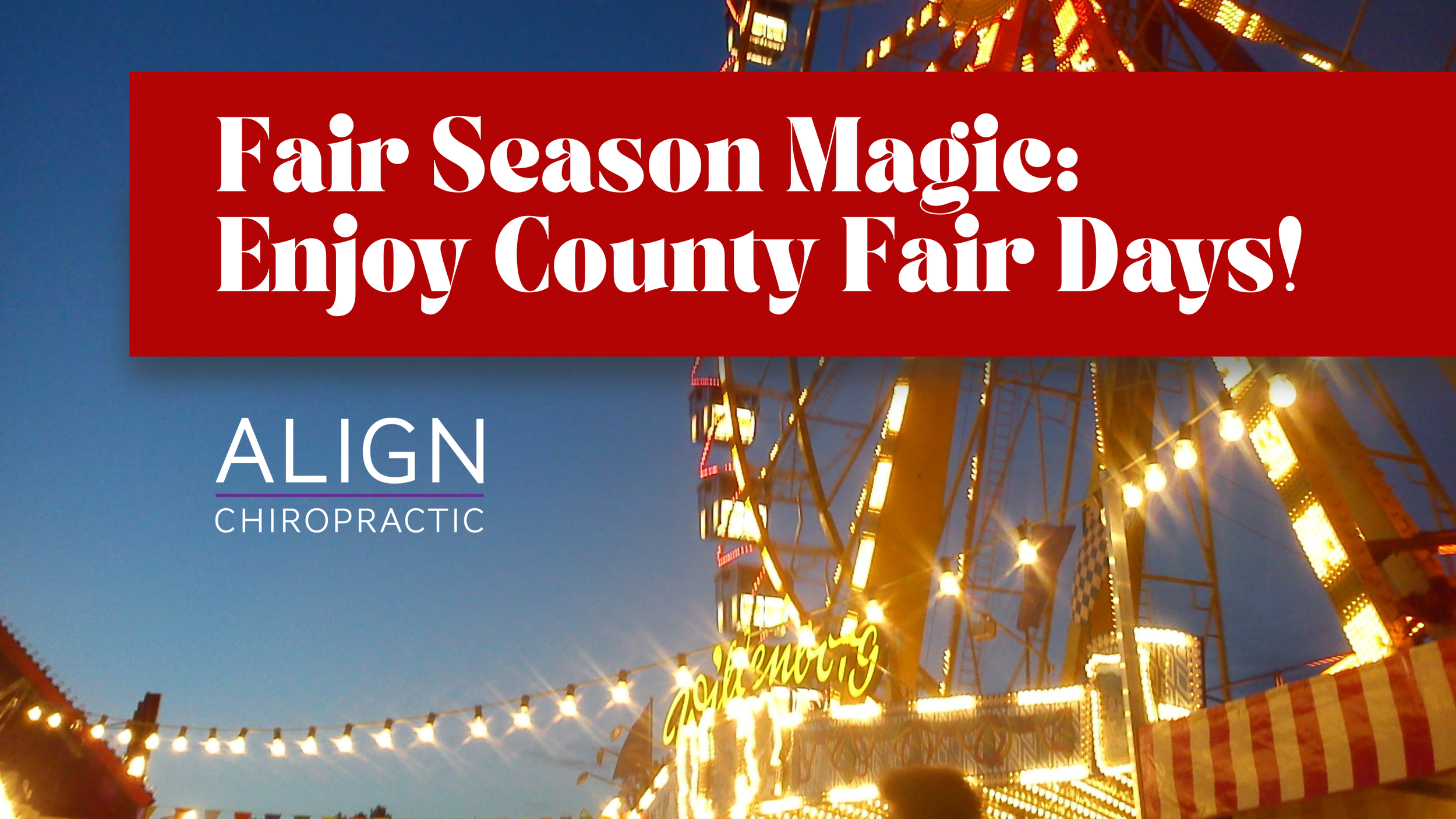 Fair Season Magic: Enjoy County Fair Days!