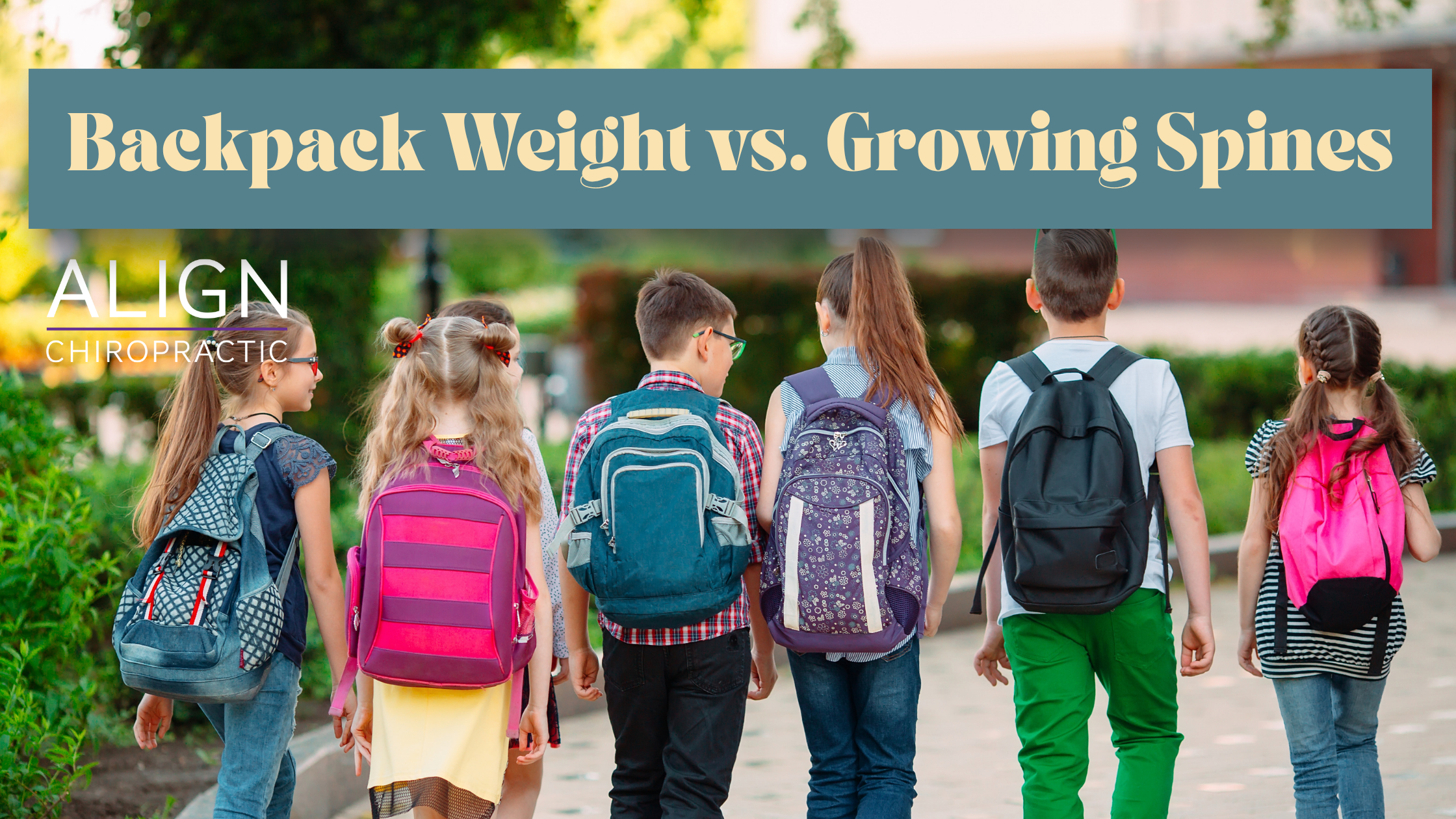 Backpack Weight vs. Growing Spines