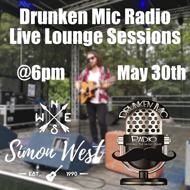 🌵 Thank you for all the support of my new single! As a treat, I will be playing a set on Drunken Mic Radio's Live Lounge Sessions TONIGHT at 6pm🌵 Like their page (link below👇), grab a beer and listen to some of my acoustic tunes on a ☀️sunny after