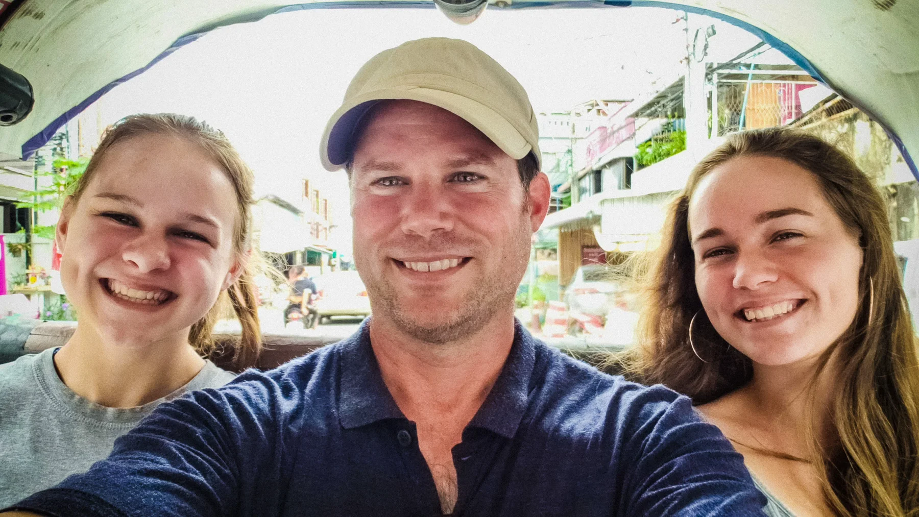 On our first tuktuk ride together in which we were headed to RX Cafe to visit friends we met in Portland who now work in Chiang Mai and help with RX Cafe operations
