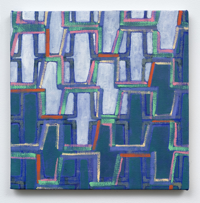 Design for Living No. 4, oil on canvas, 16" x 16", 2012