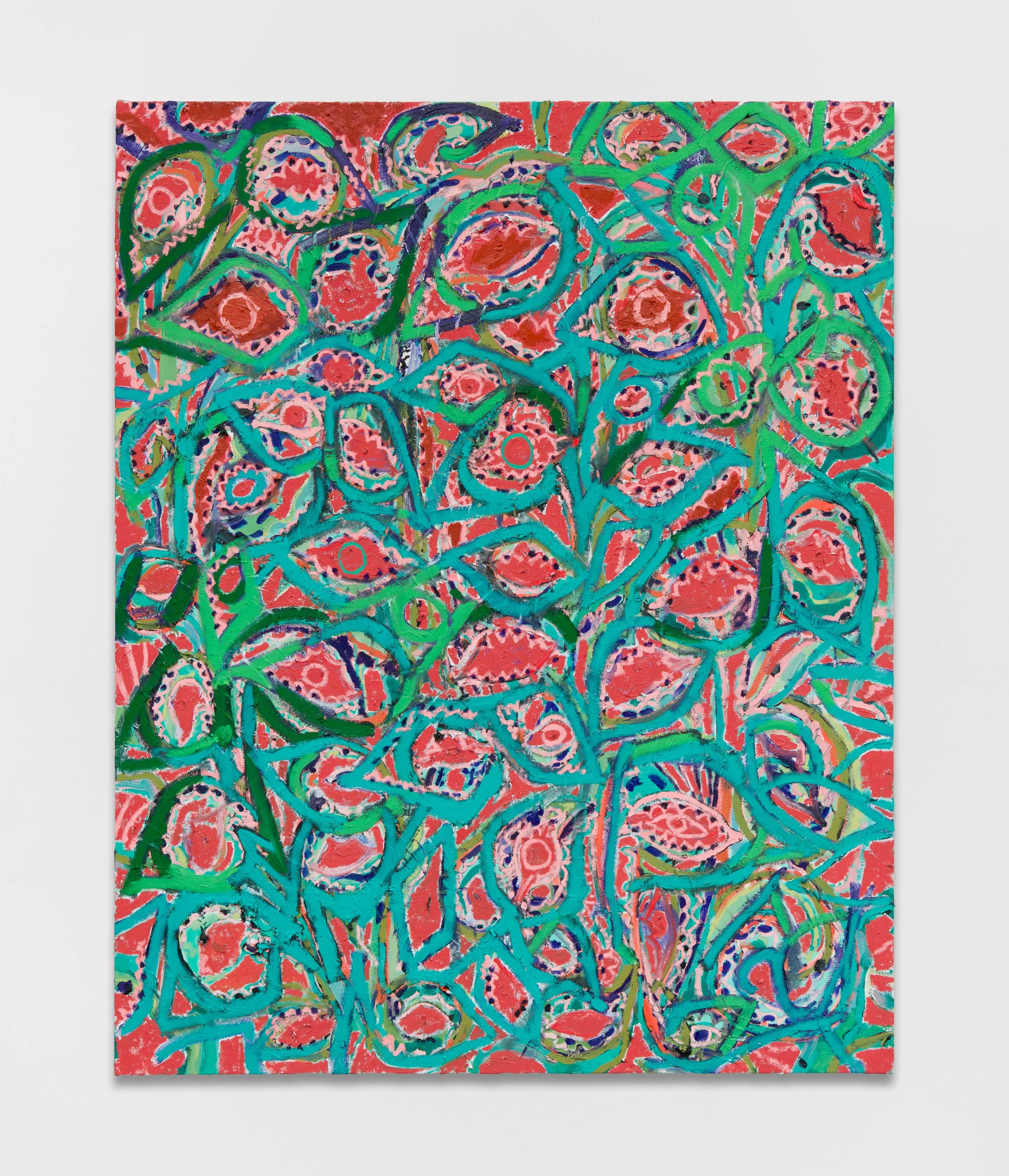 Boscage, oil on canvas, 40” x 30”, 2025