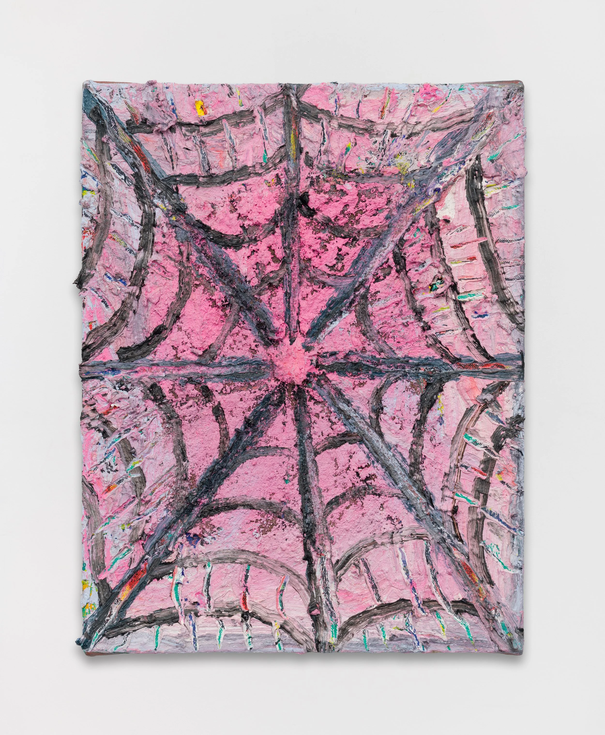 She Web, oil on canvas, 13"x 10", 2025