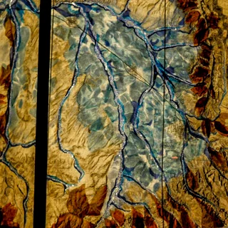 Ground Water Jenny Hale with Laura Ziemer and Brian Heaston Exhibited at Rocky Mountain Toy Co. Using photography and illumination, Hale’s installation highlights the idea that surface water and groundwater are one and the same resource.