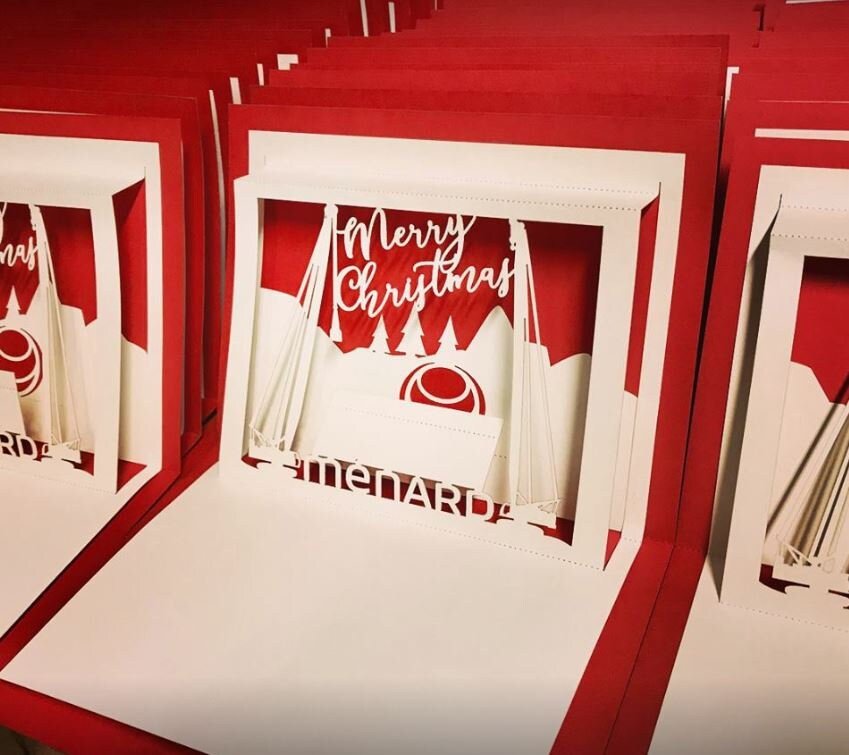 Custom Pop Up Card, for Christmas, Business, or Special Event