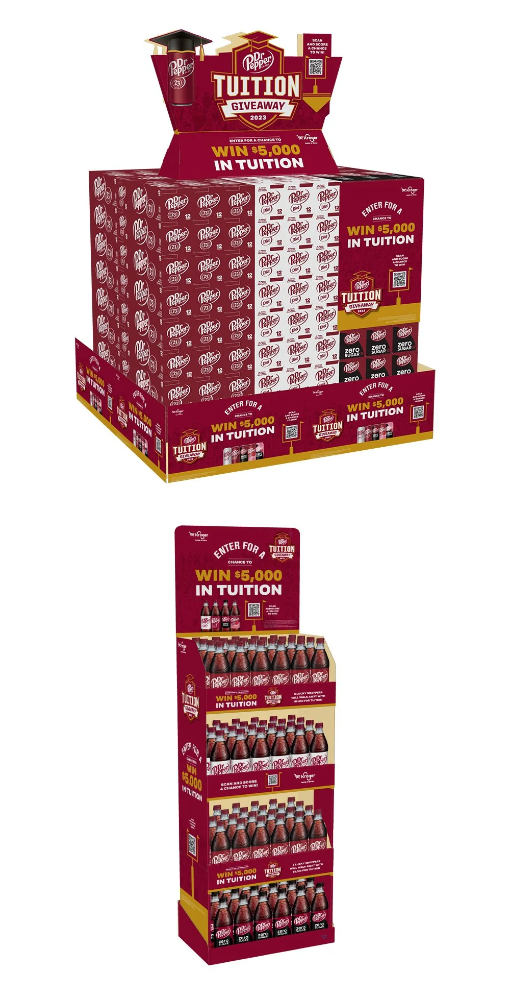 Dr Pepper Displays