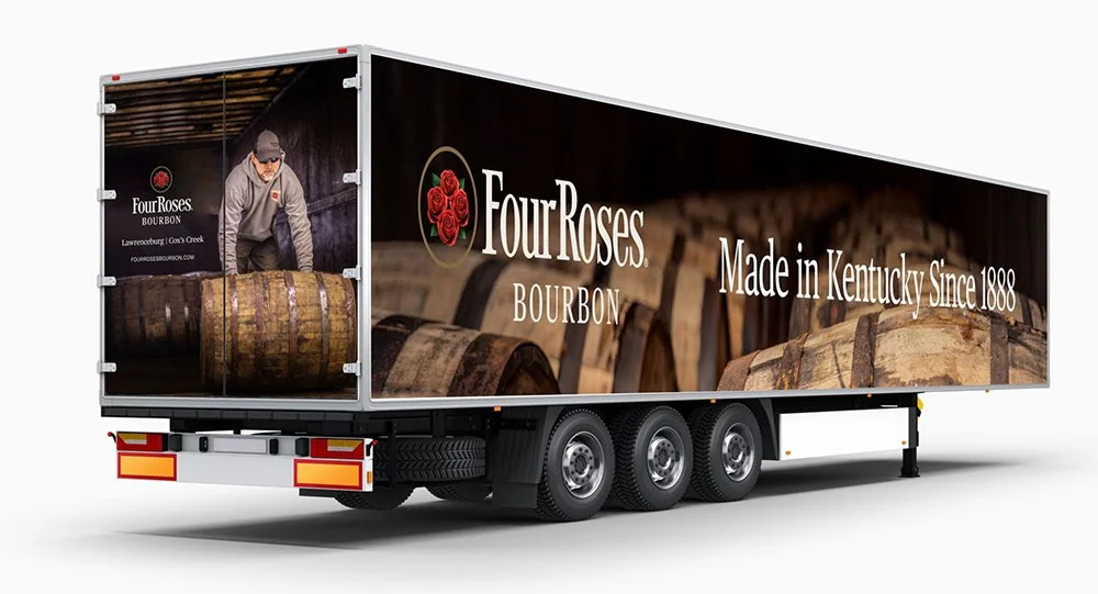 Four Roses Truck Wrap