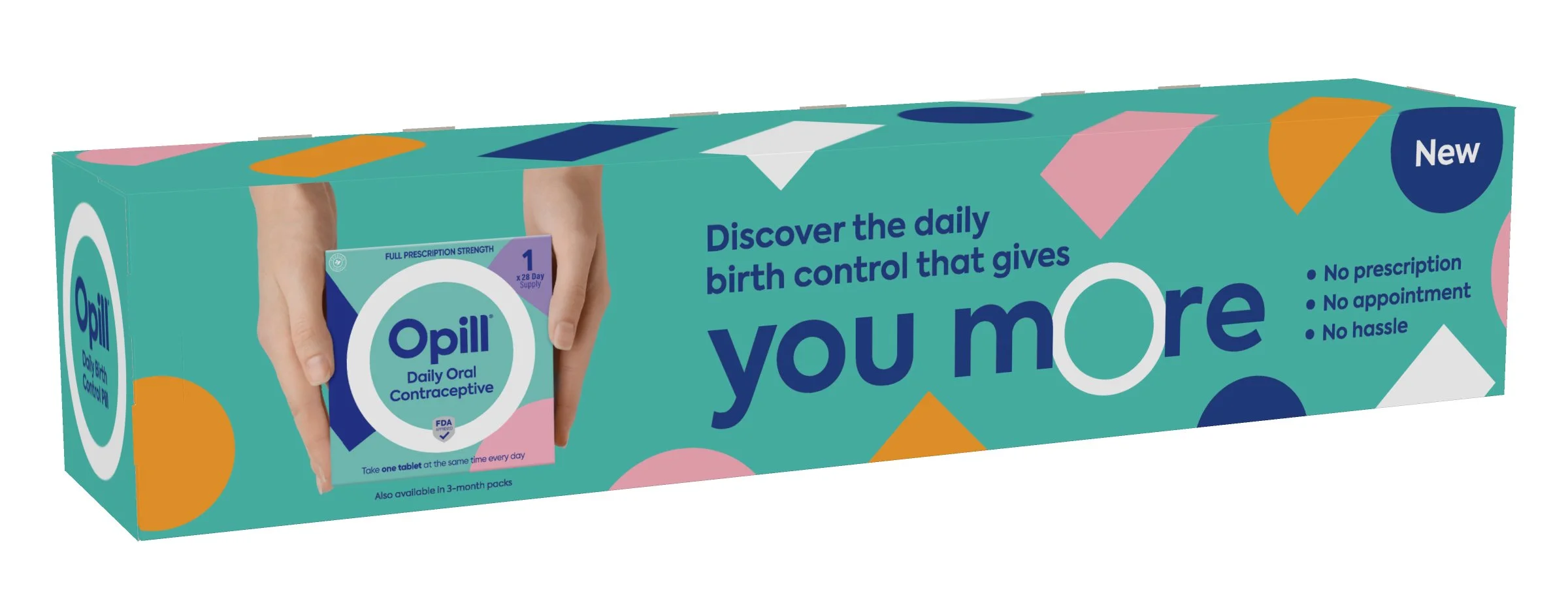 Opill Walmart Counter Display