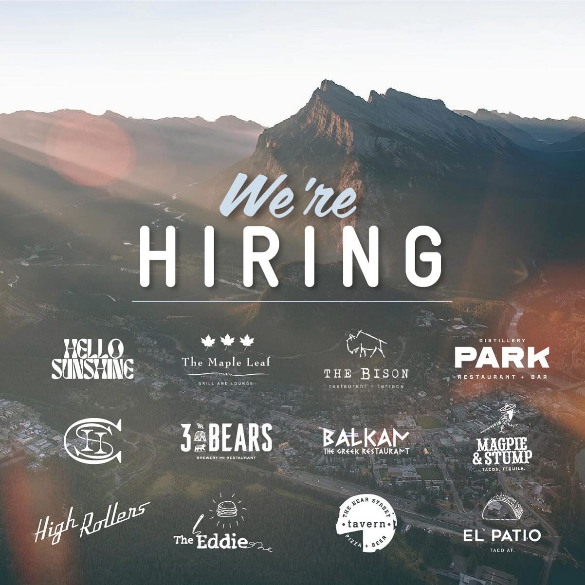 Are you interested in working with a people-centric, growing hospitality company with 12 exciting Banff restaurants? 

We would love to get to know you beyond your resume. Fast-track your application and INTERVIEW NOW! 

Visit banffcollective.com/int