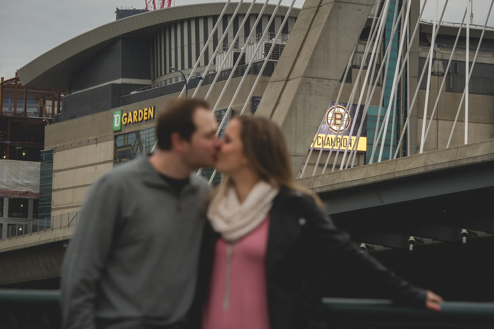 TD Garden and the home of the Boston Bruins