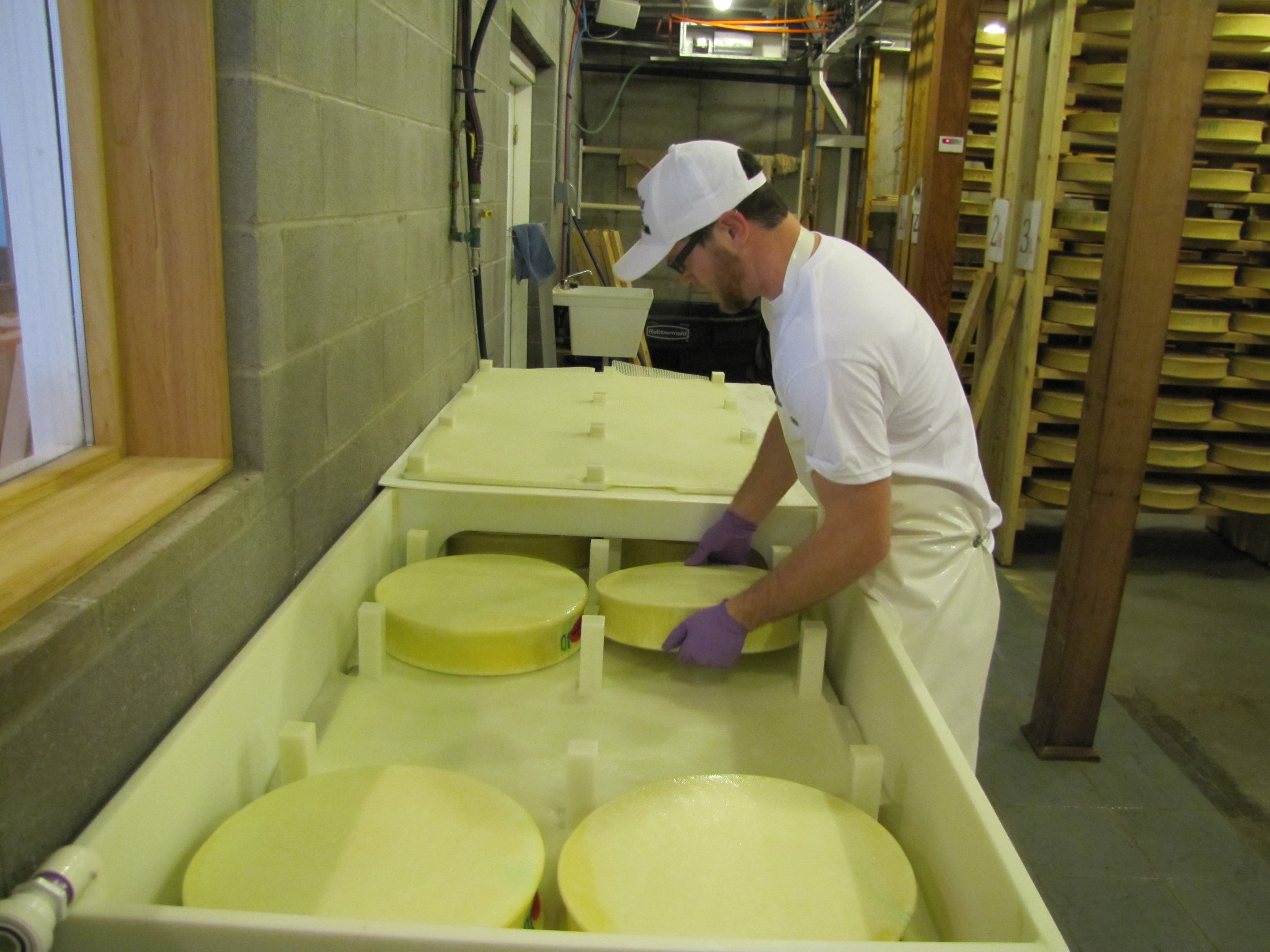 Brining the Cheese