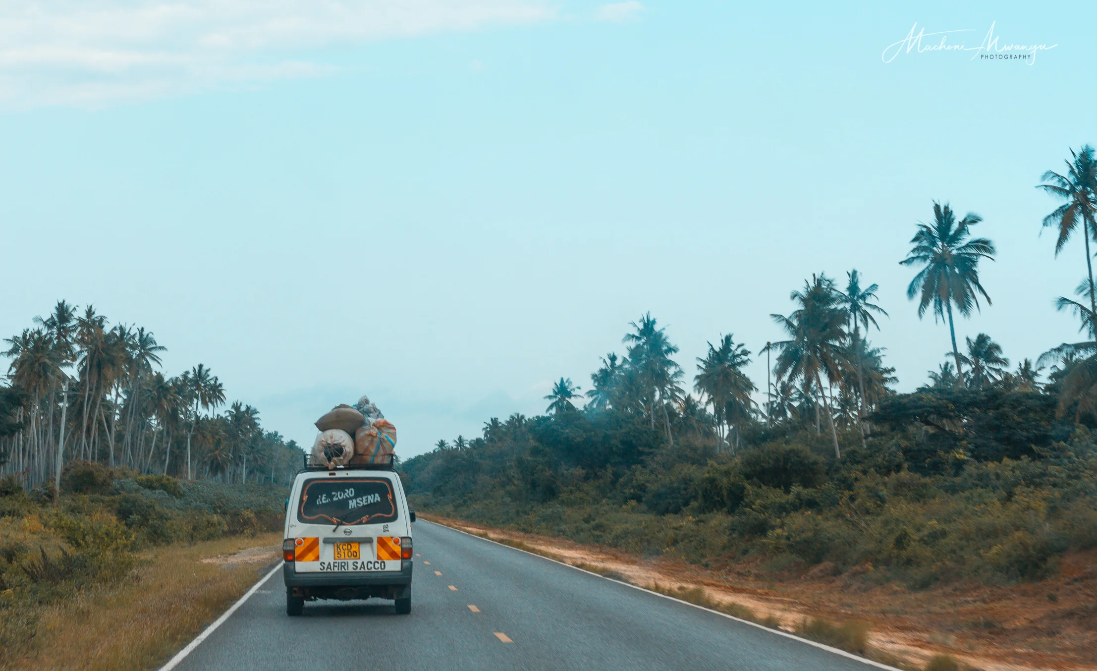 A Matatu towards shimoni