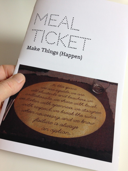  Resulting book for Make Things (Happen) 