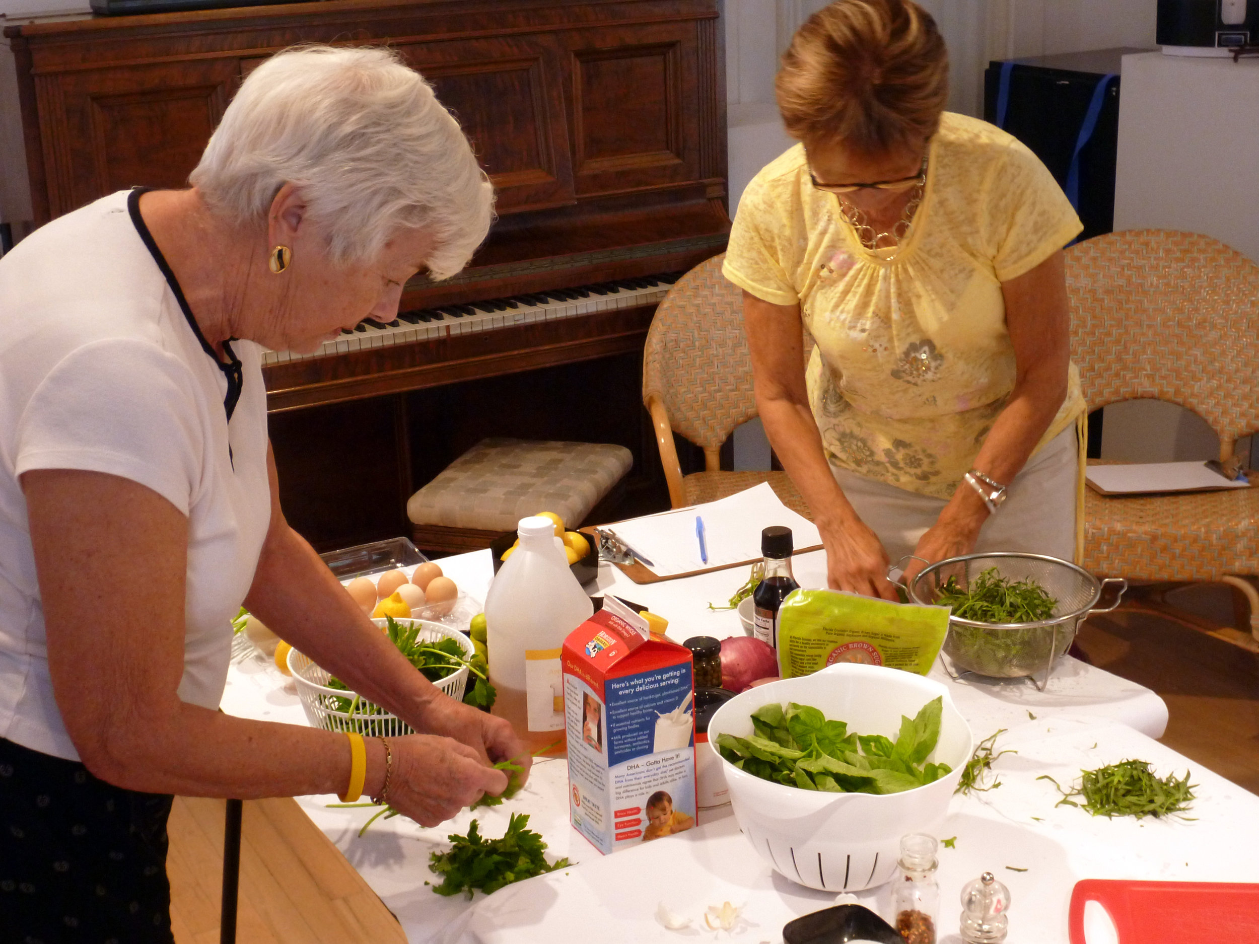  SSC members at Sassy Sauces workshop 