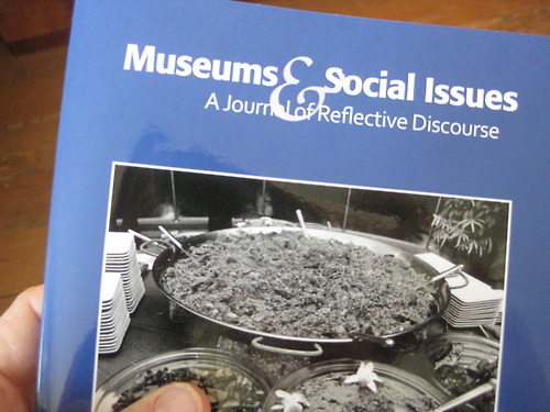  The Living Cookbook, 2012. I published an essay in Museums and Social Issues about the effects of Meal Ticket on the culture of Portland Art Museum 