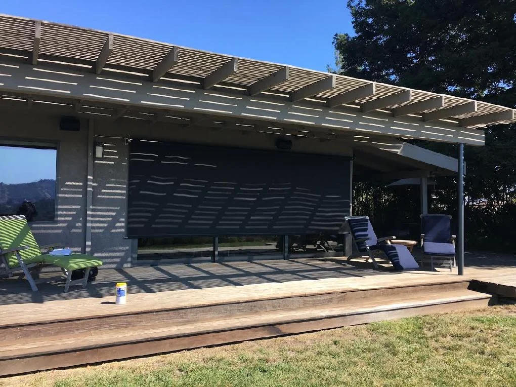 Motorized Exterior Solar Shade
