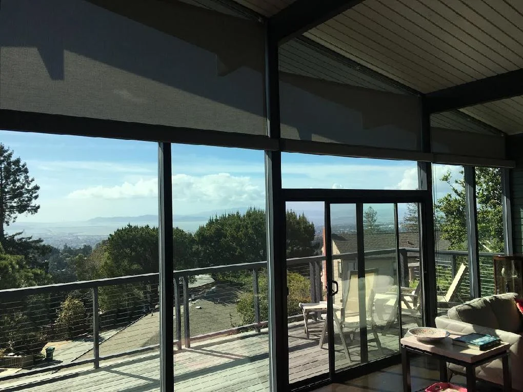 Bottom Up Roller Shade for Angle Top Windows