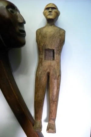 Carved effigy