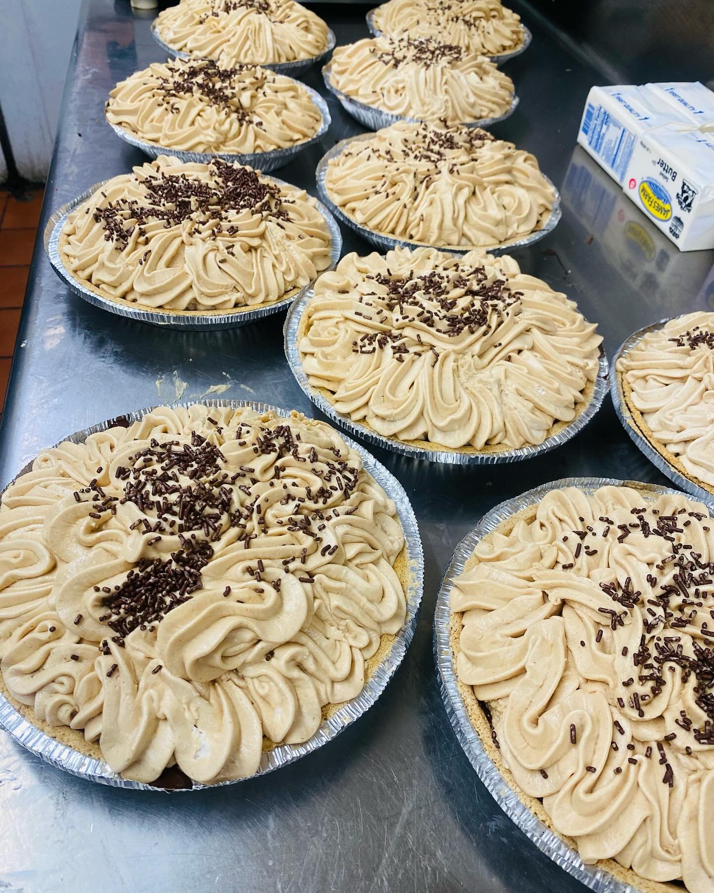 Peanut Butter Pie day!  Restock after Mother&rsquo;s Day!  #tiffanystapandgrill
