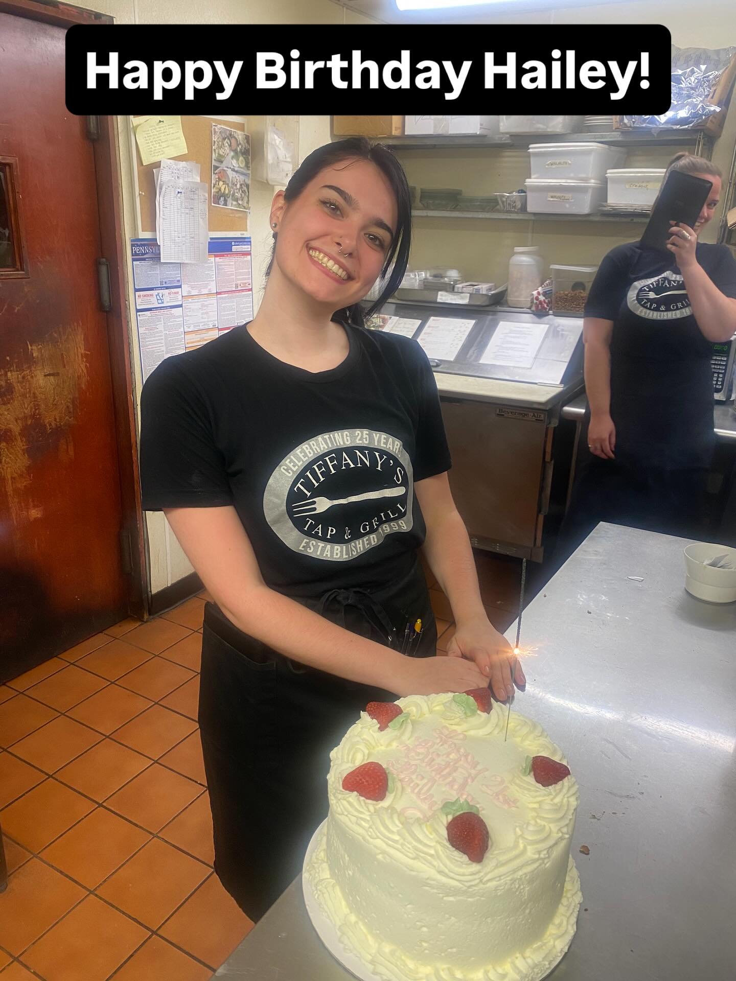Happy Birthday Hailey!  This girl we reluctantly hired has blossomed into a 21 year old, very successful young lady.  It has been a pleasure watching your progression at your job as well as your desire to educate yourself and train for a new career. 