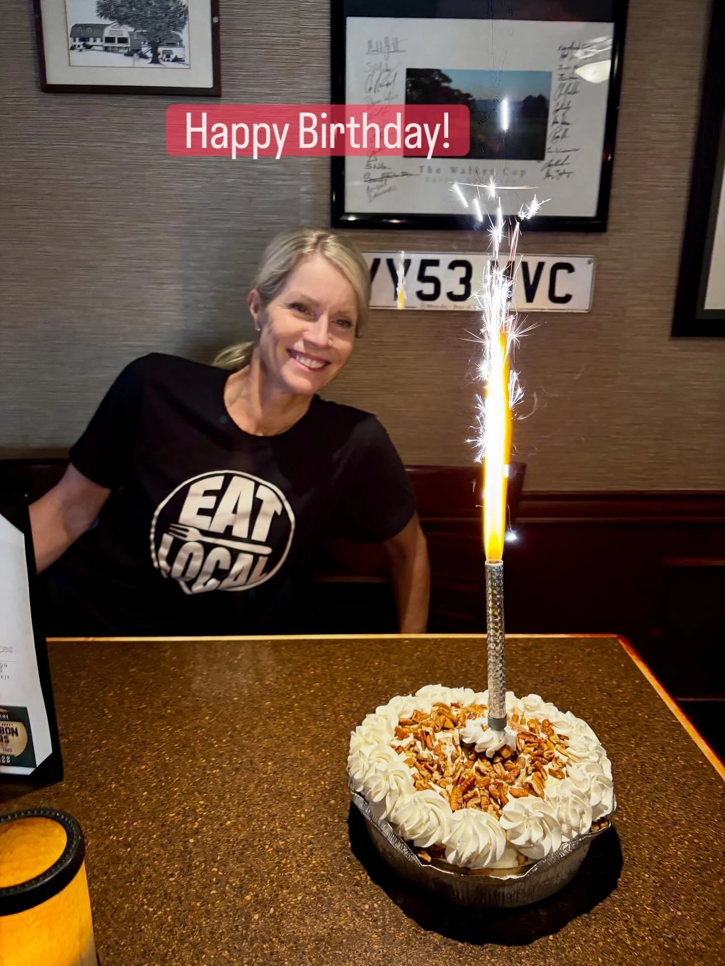 Say Happy Birthday to Cheryl!! #tiffanystapandgrill