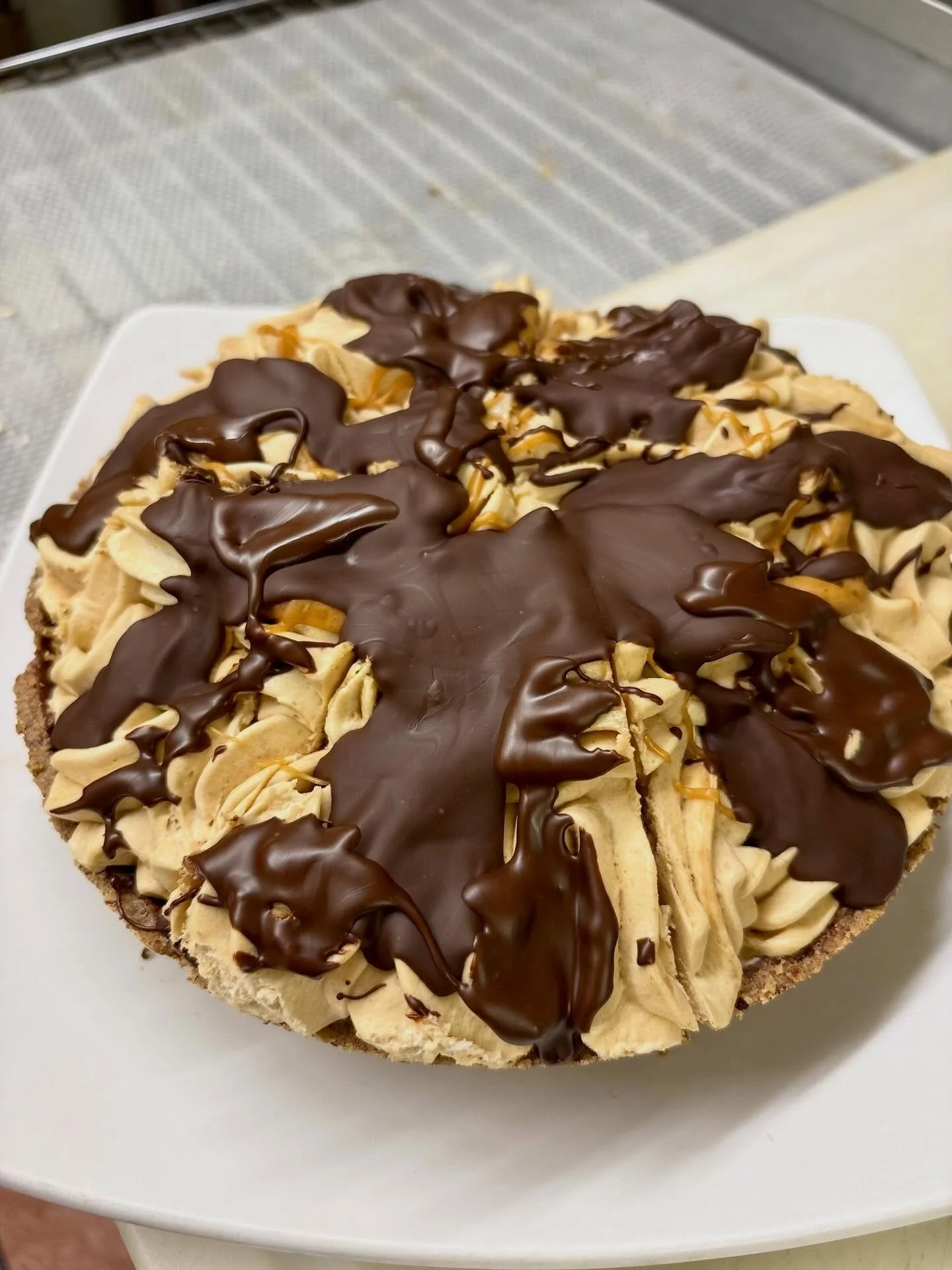 Gluten Free Chocolate Peanut Butter Pie!  #tiffanystapandgrill