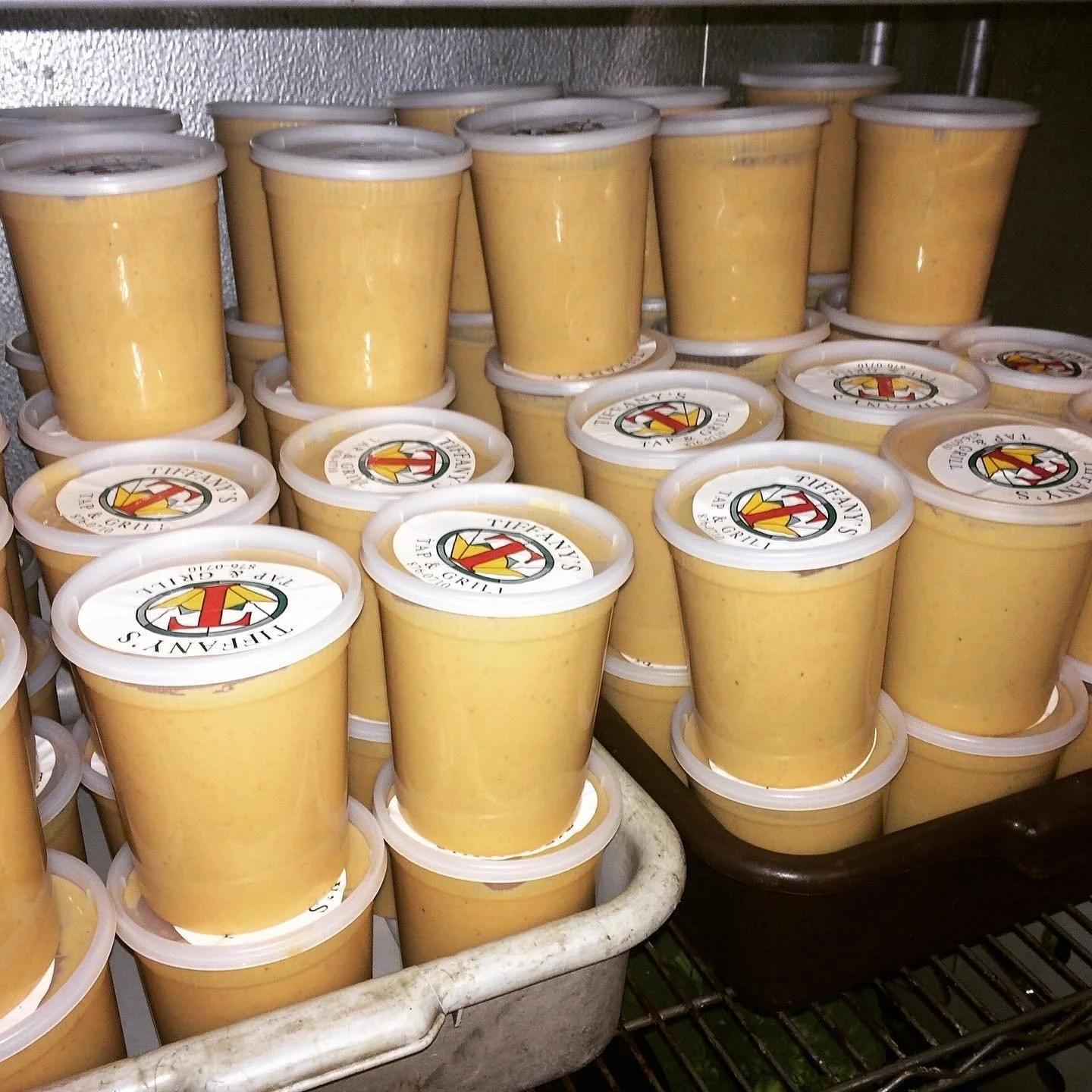 New Years Eve Fresh Lobster Bisque!  Grab &amp; Go!  Quarts Available. Front door open at 1:00pm. #tiffanystapandgrill