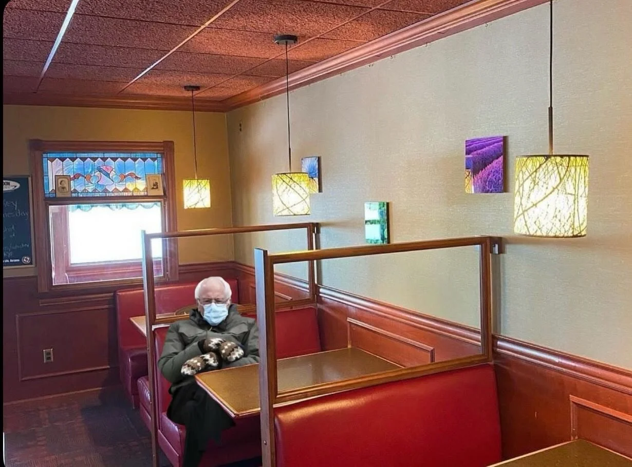 It&rsquo;s cold outside but warm &amp; comfy in the dining room!  #tiffanystapandgrill