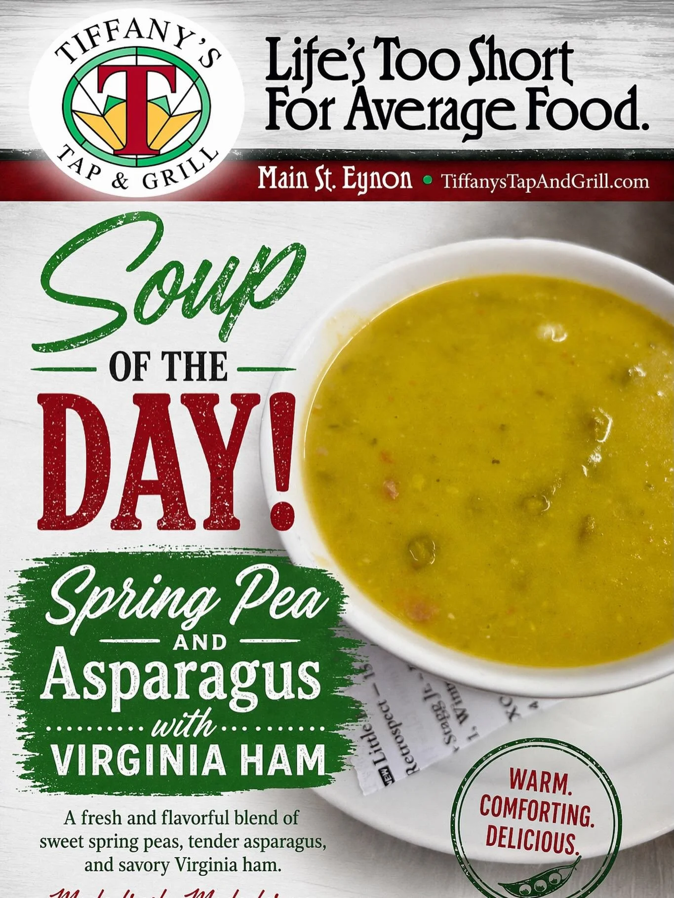 Tuesday - Saturday from 4:00.  #tiffanystapandgrill