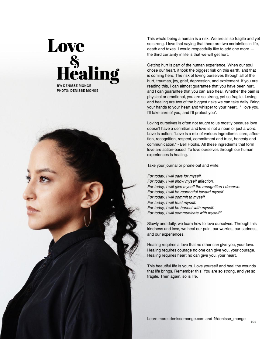  NY Yoga + Life HEALING ISSUE x Denisse Monge 