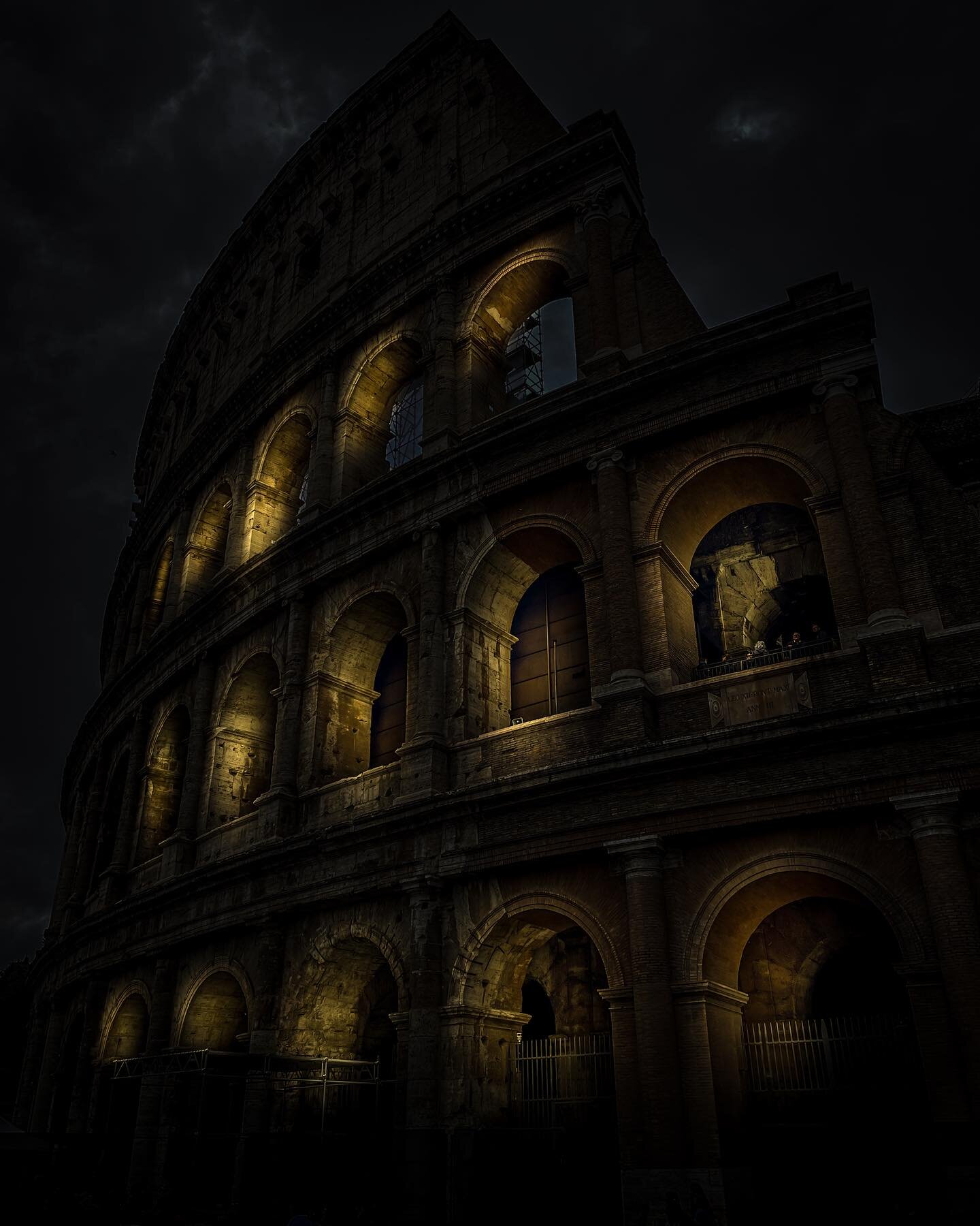 Amidst the hush of twilight, the Coliseum stands as a testament to time, echoing tales of gladiators and empires long gone. Bathed in the soft glow of night, Rome's grandeur whispers secrets of the ages. #WhenInRome #EternalHistory