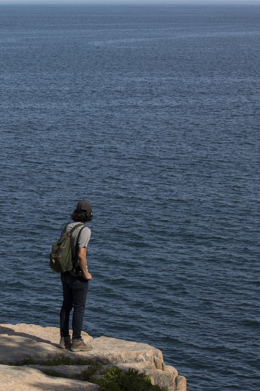 Victor Ving in Acadia National Park in Maine Hiking