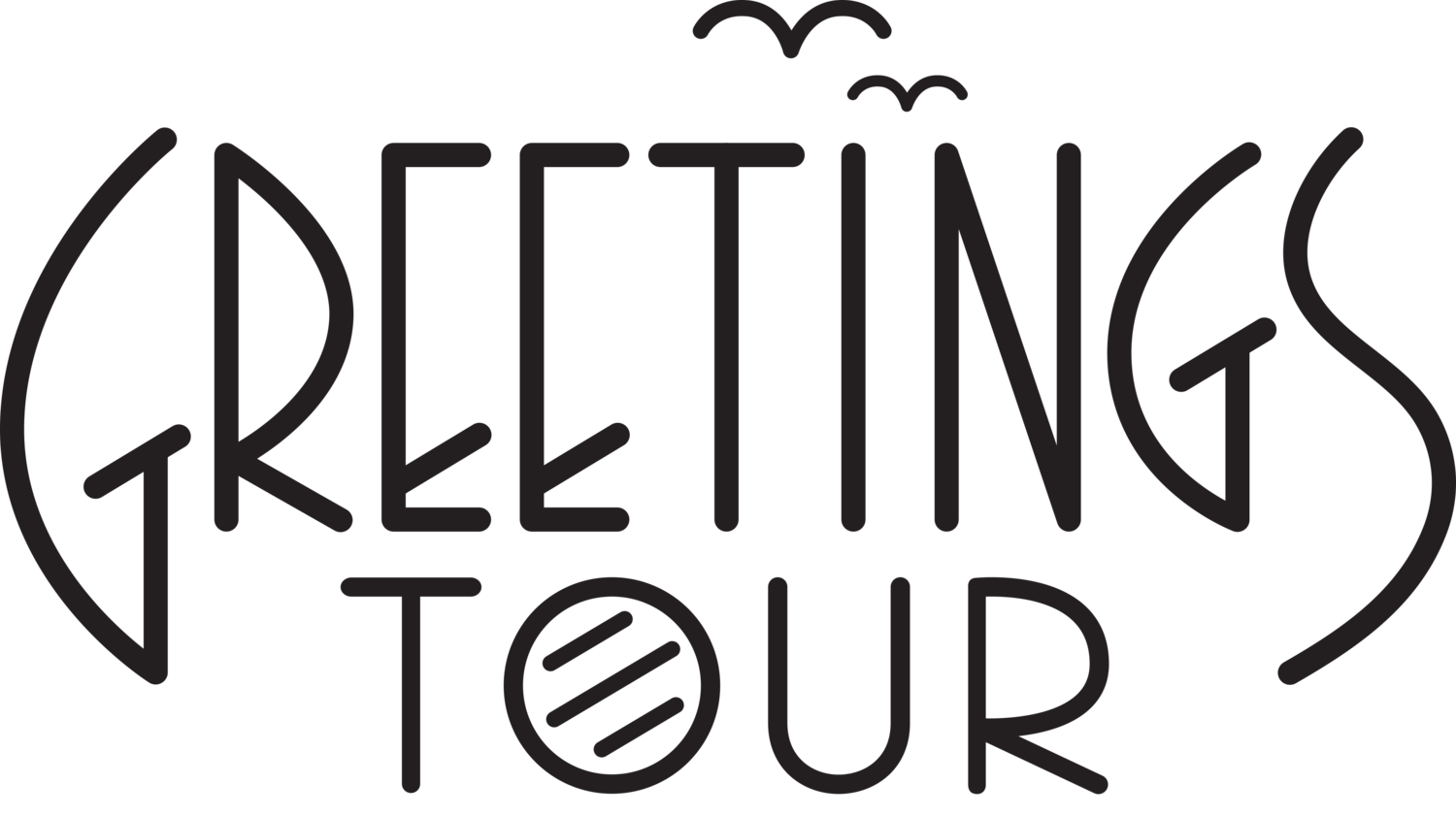 Greetings Tour - Postcard Mural Artists