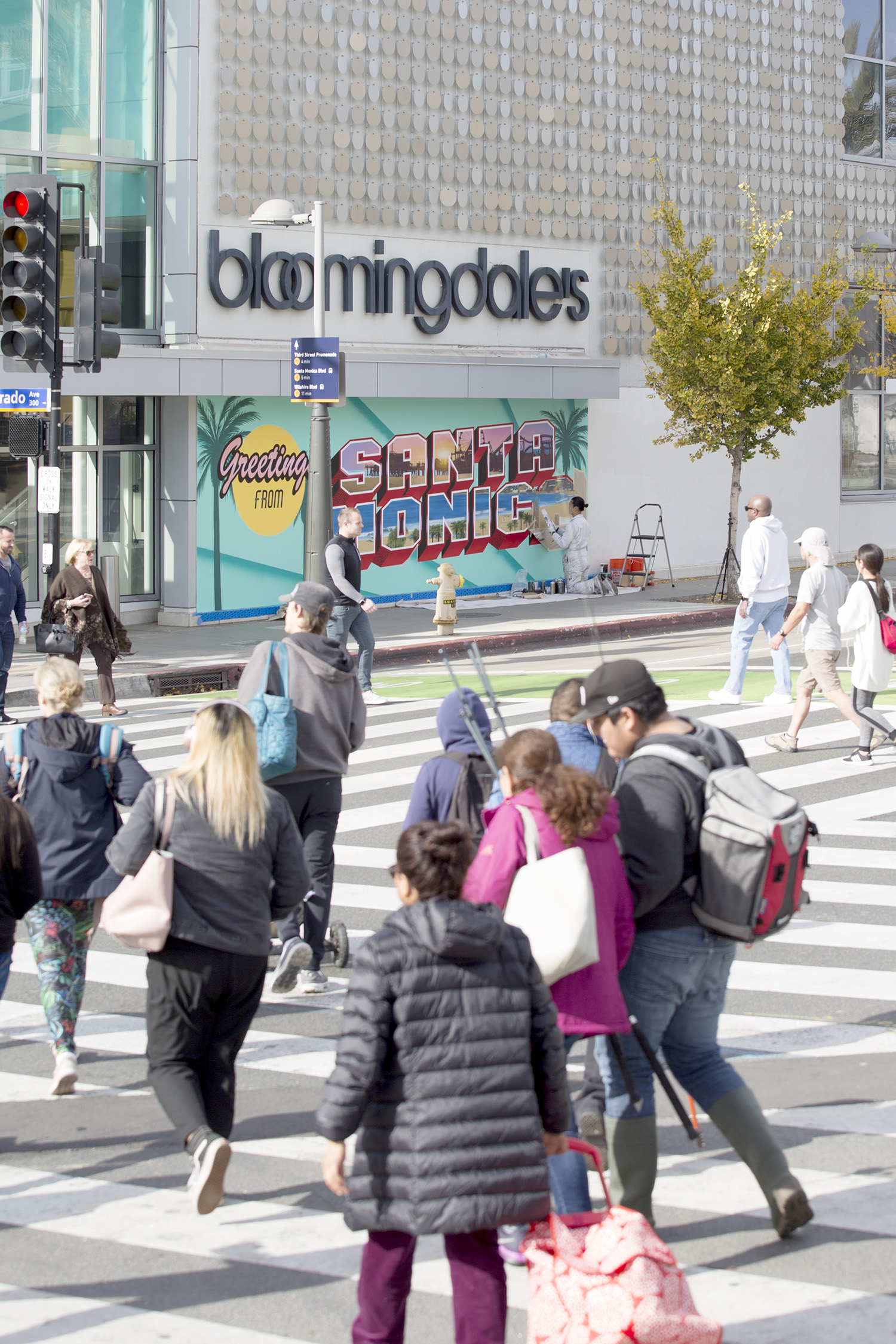 Santa Monica Community Street Art Sign