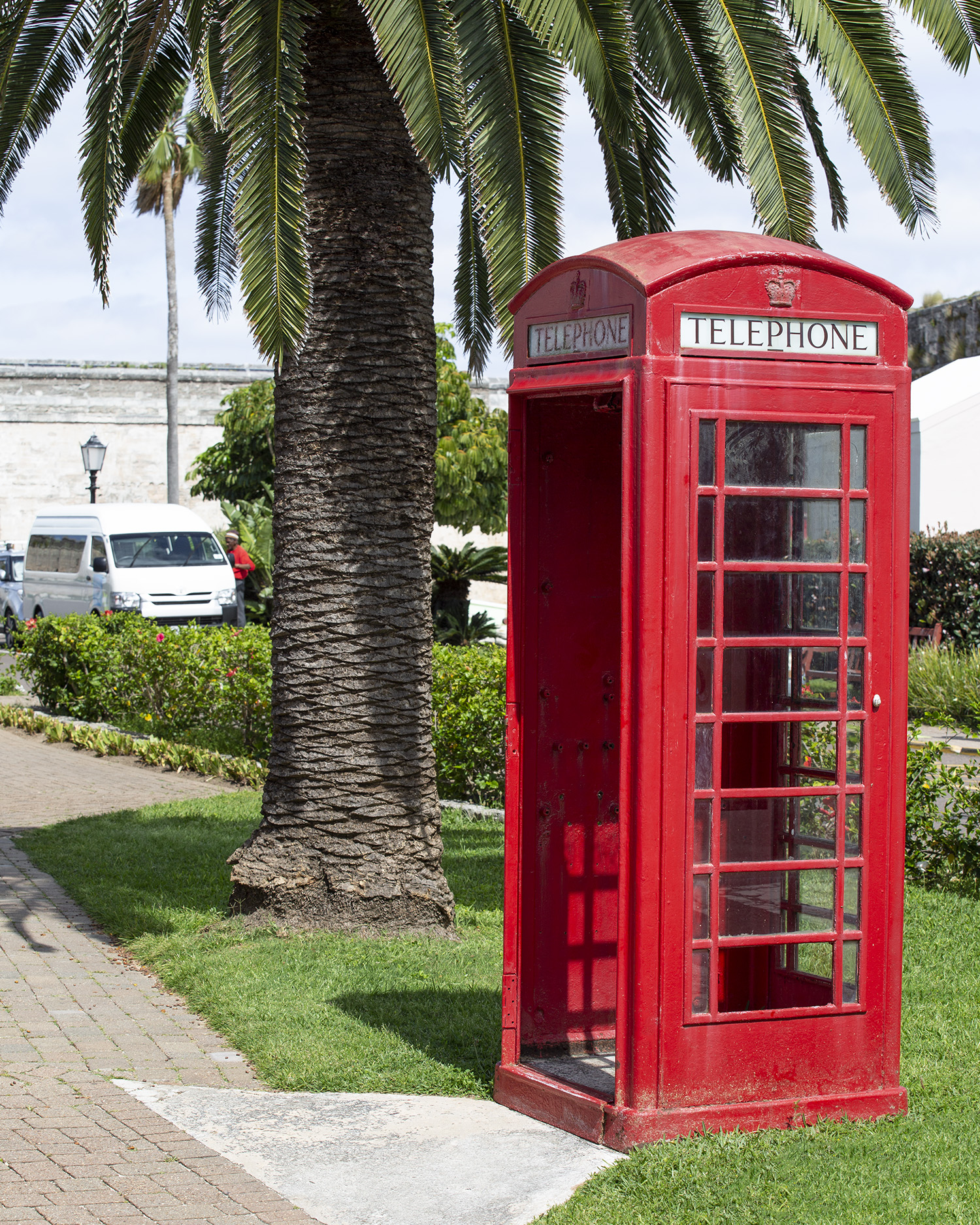 British Telephone Booth on Bermuda Island