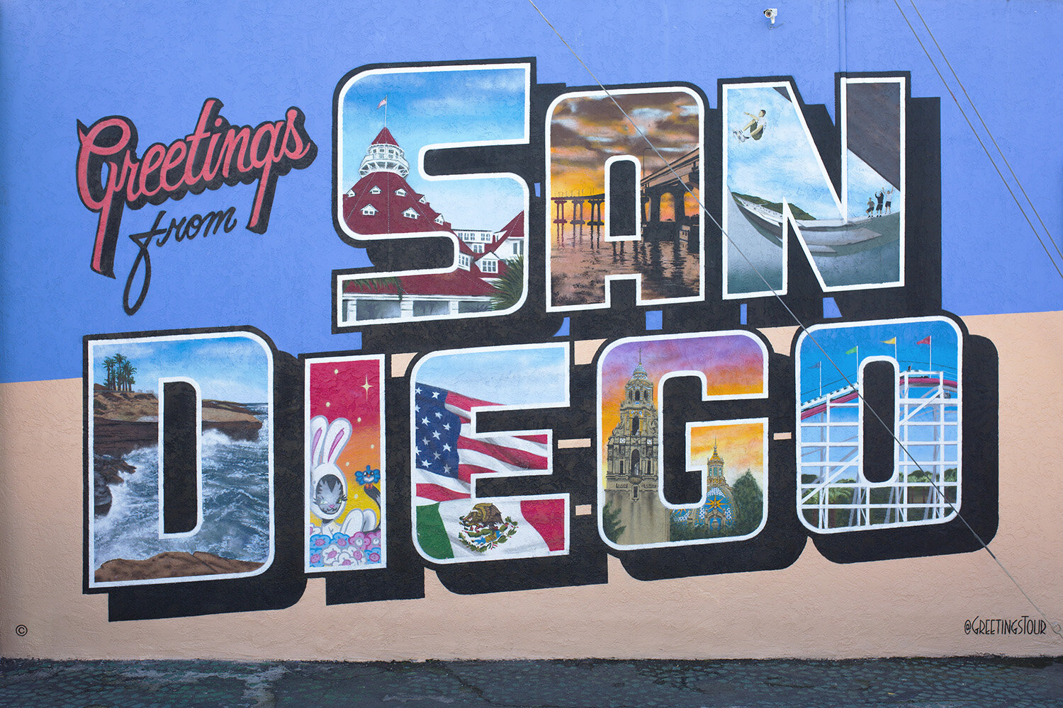 Greetings from San Diego Mural