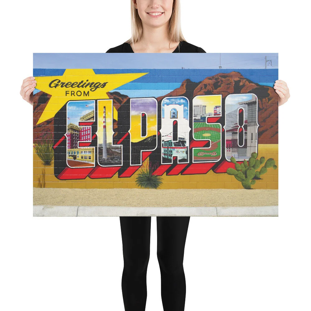 Greetings From El Paso (2016) Mural By Victor Ving And Lisa Beggs