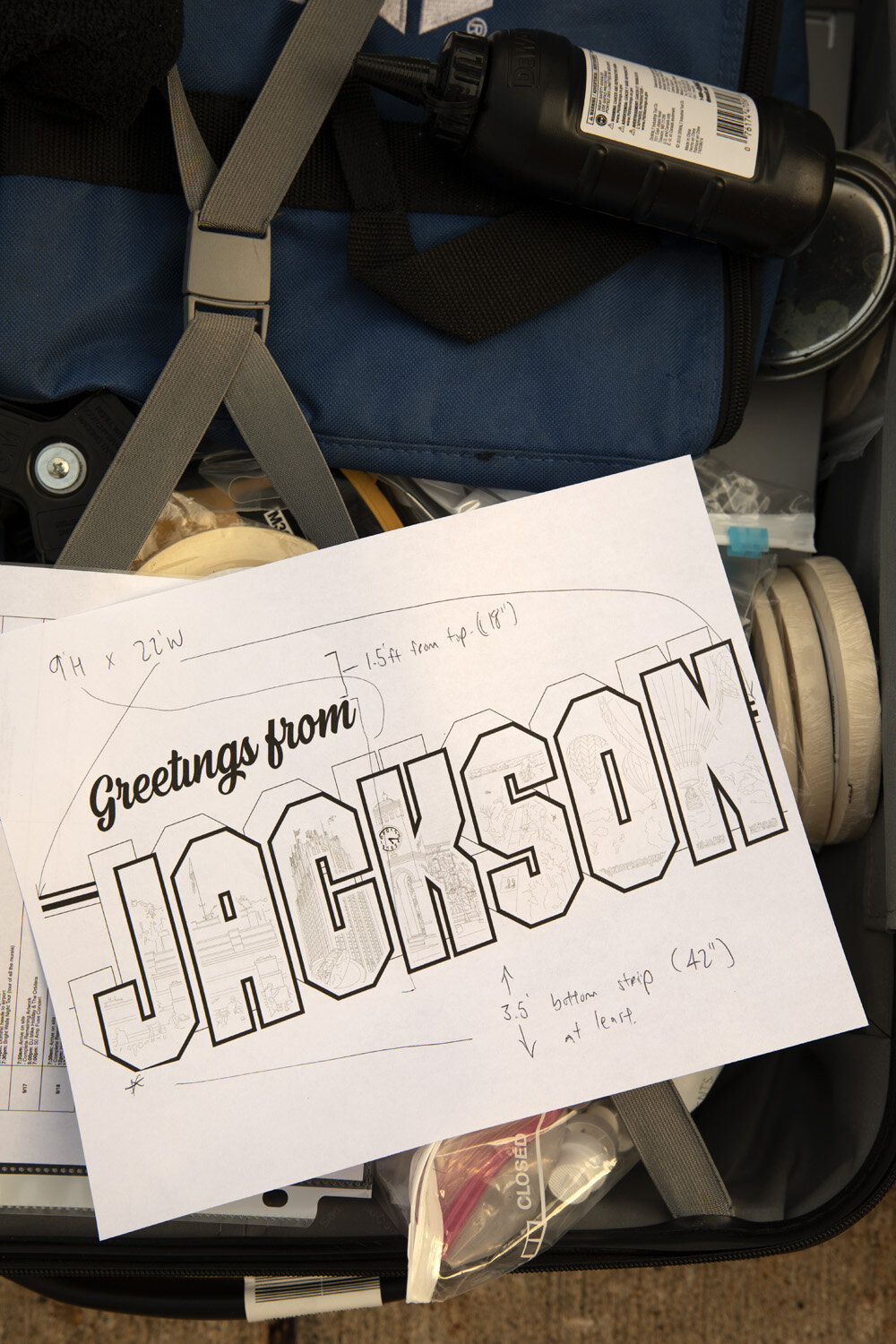 Jackson Sketch Measurements