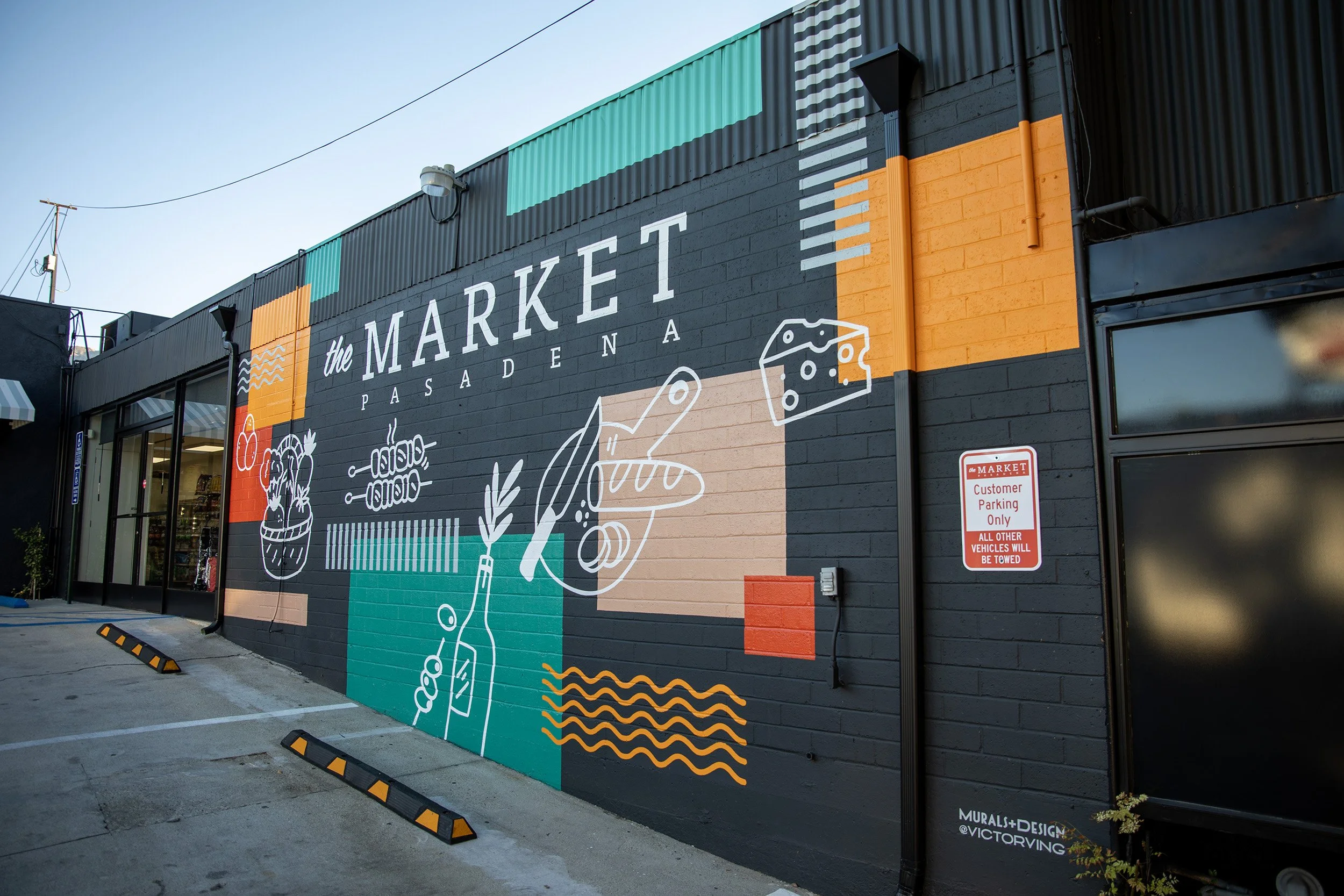 Hand Painted Mural in Pasadena, CA