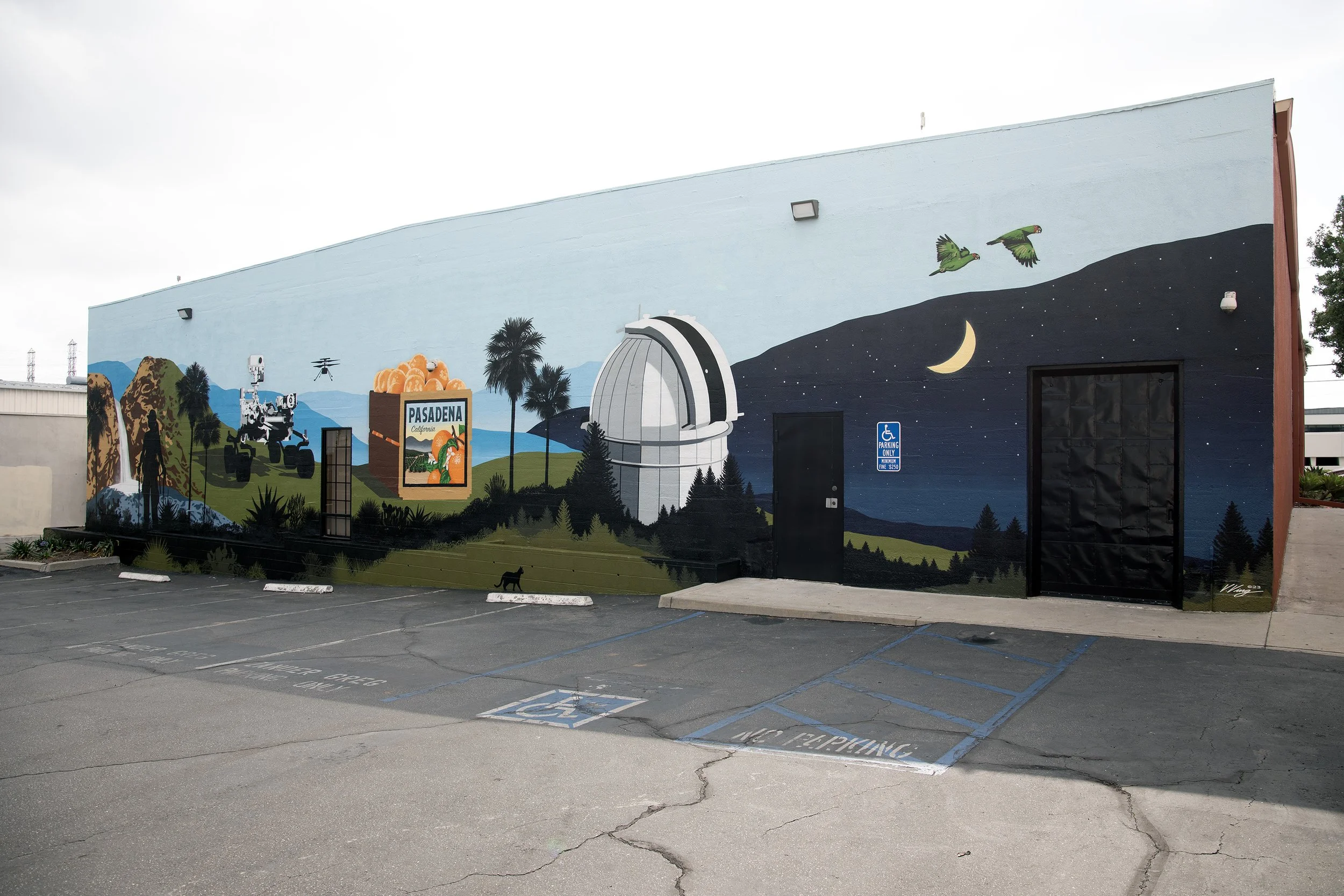 Largest Public Art Mural in Pasadena, CA Biggest Mural in Pasadena by