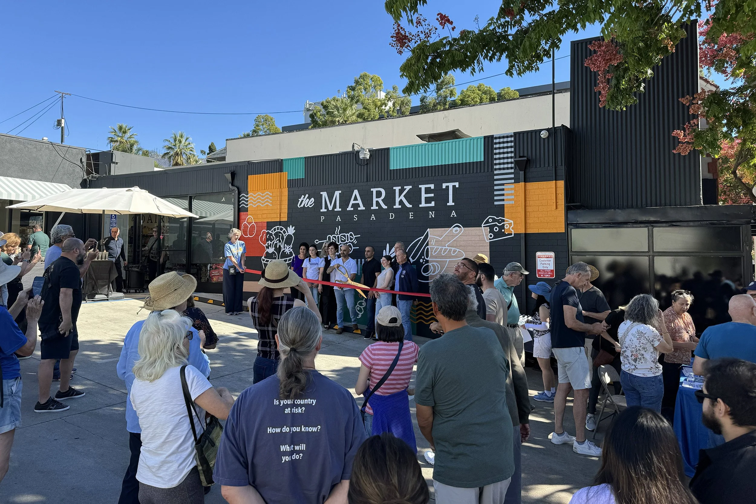 Mural Ribbon Cutting Event at The Market