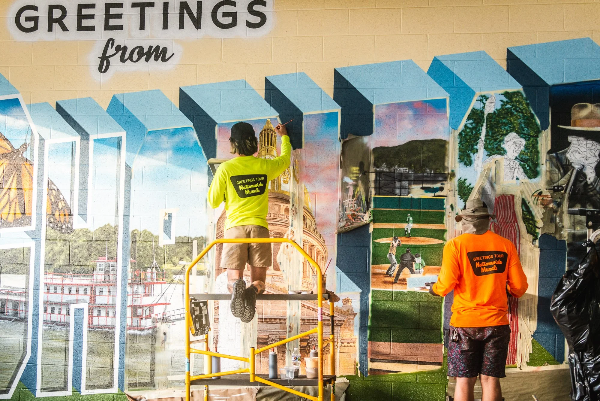 Charleston West Virginia Community Postcard Mural - Downtown ...