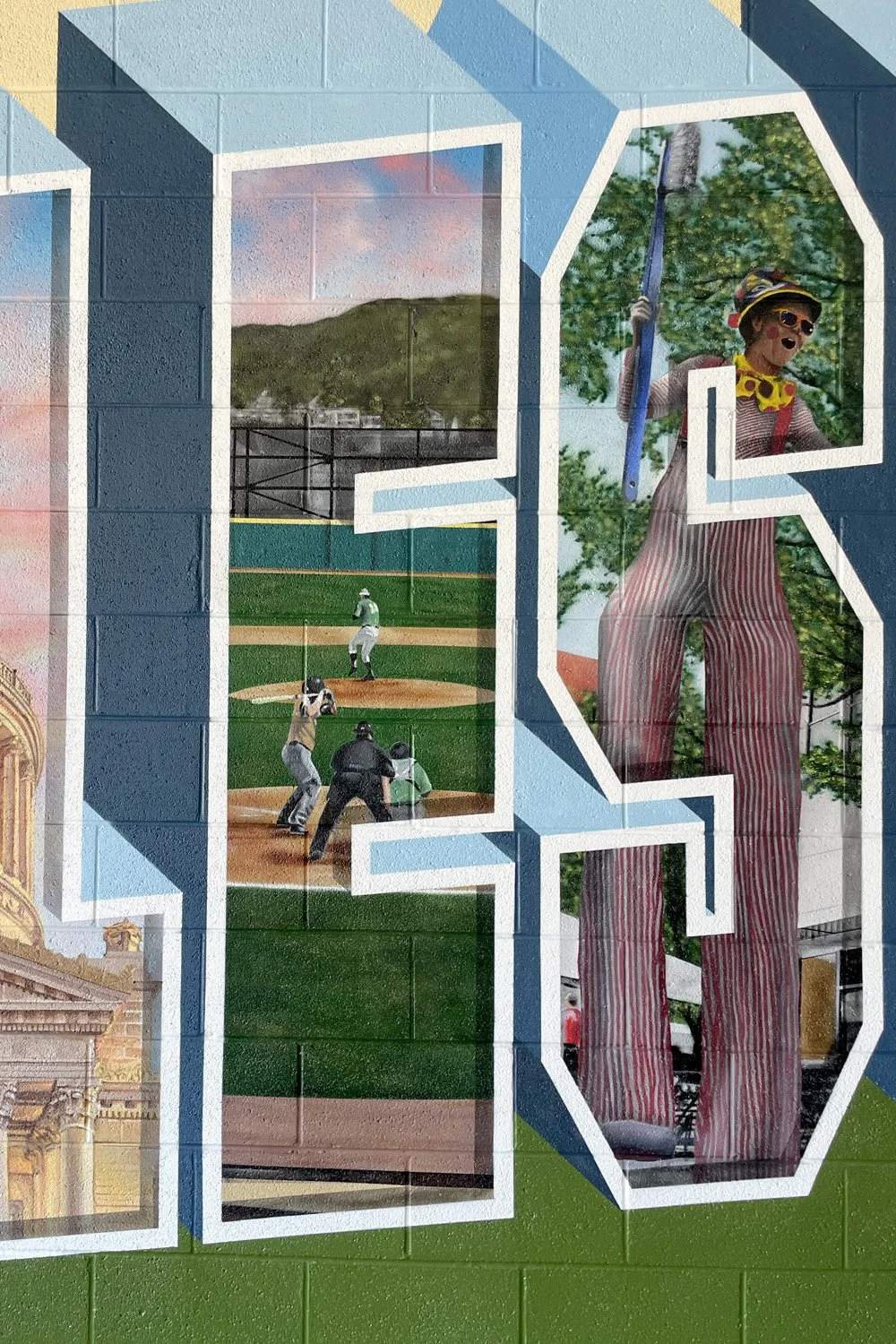 Charleston West Virginia Community Postcard Mural - Downtown ...